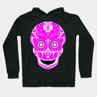 pink skull ecopop in floral candy catrina art Hoodie